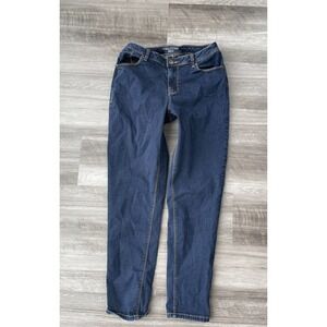 Maurices Curvy Skinny Slim Jeans Size 8 Dark Wash